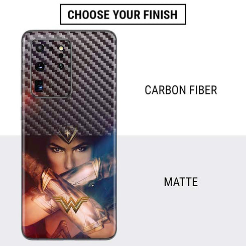 DC Comics Wonder Woman Profile Character Poster Galaxy S20 Ultra 5G Skin